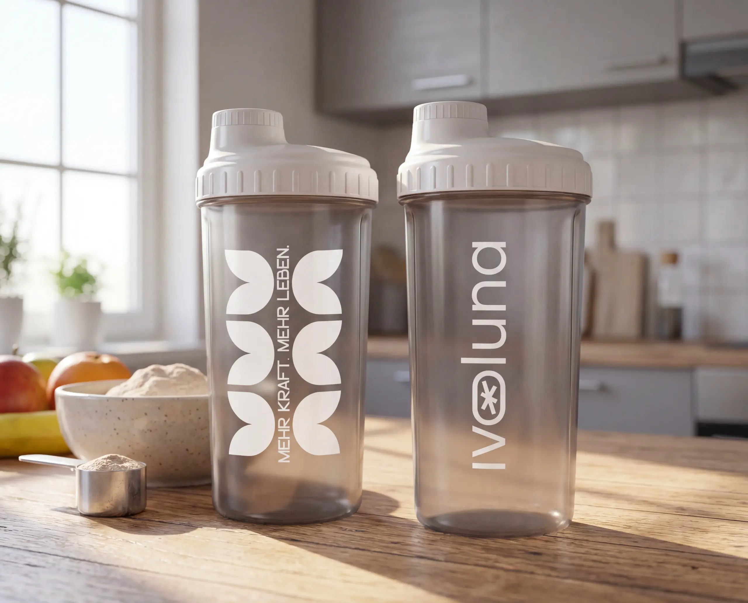 ivoluna protein shake shaker 700ml zweisetig